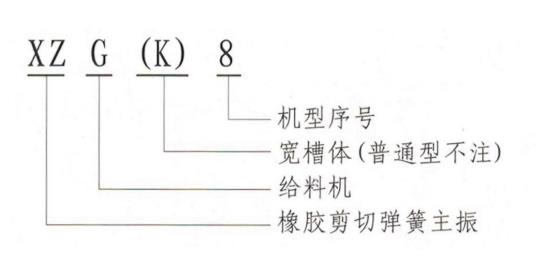 XZG雙質體振動給料機型號說明 XZG雙質體振動給料機型號說明-河南振江機械